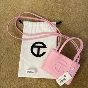 Pink Telfar Small Bag